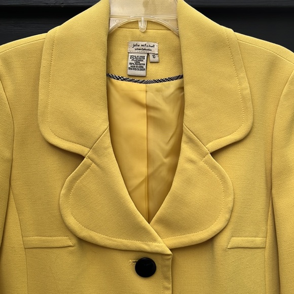 Julie Mitchell Urban Collection Polyester Jacket Size 10 - Picture 2 of 7